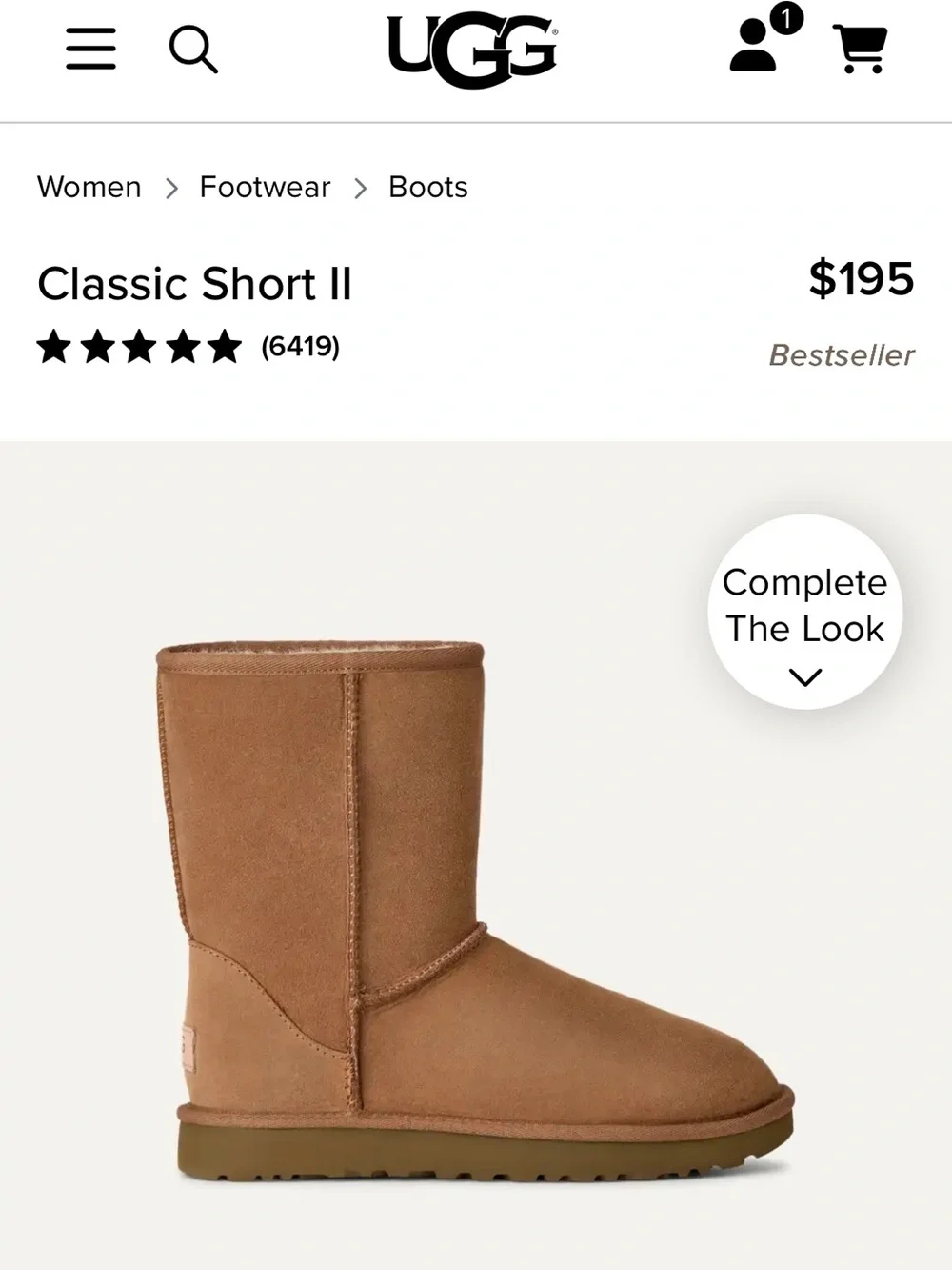 UGG classic short